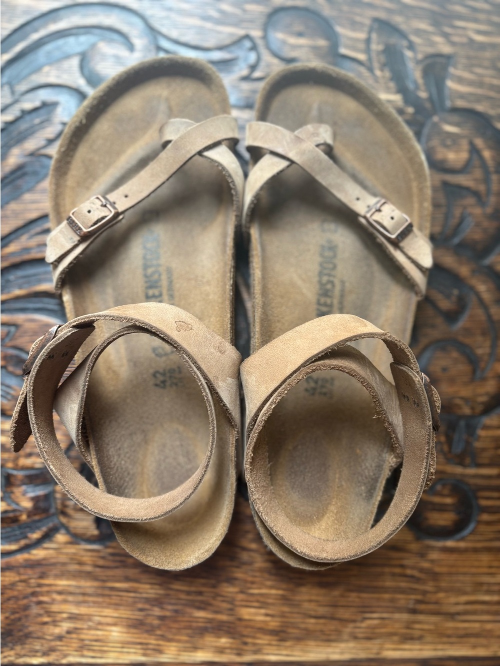 Birkenstock Yara Sandals, sz 42 EUC